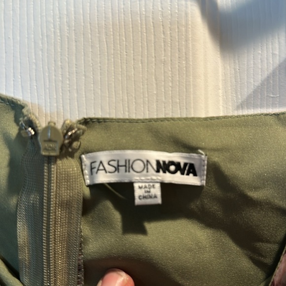 Fashion Nova Alice Floral Chiffon Baby Doll Mini Dress 1X Plus babydoll - Picture 3 of 9